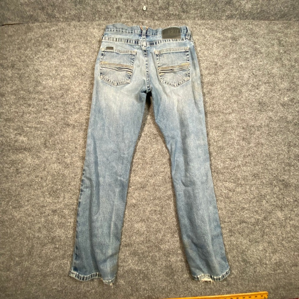 Ariat M5 Marston Walden Mens 30x32 Light Wash Straight Leg Distressed Jeans